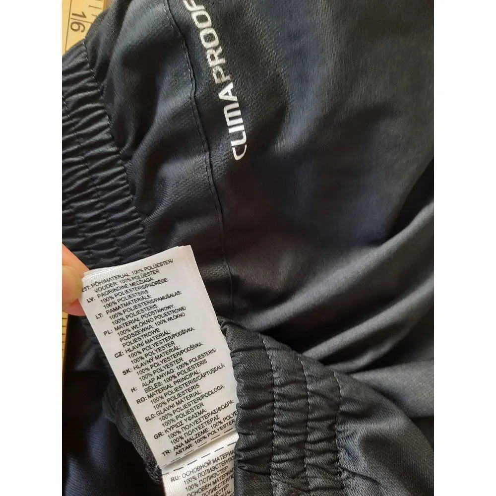 Adidas Climalite Men Large Drawstring Elastic Waist Sweat Jogger Pants Ankle Zip - Picture 6 of 8
